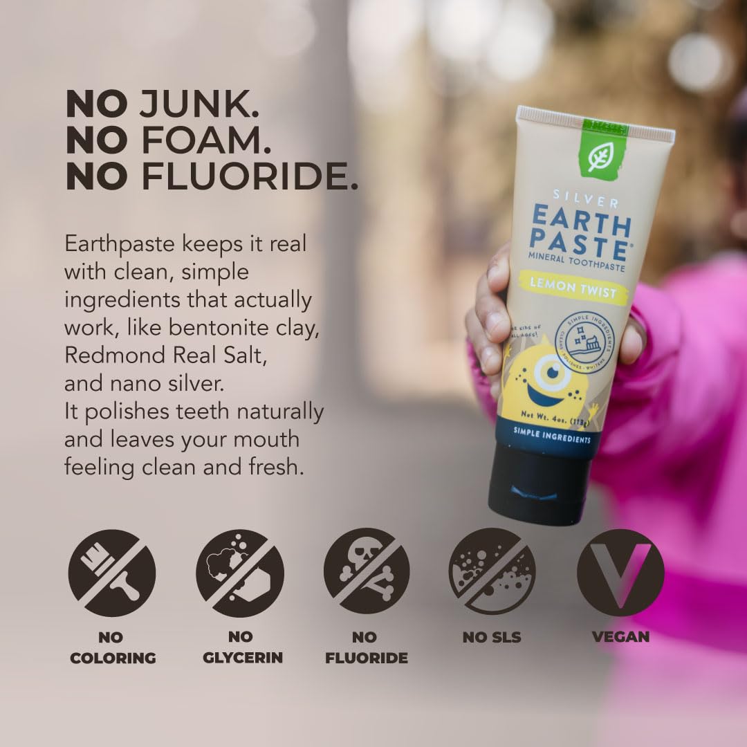 激レア　ブラウン　toothpasteジャー Amazon.com : Redmond Earthpaste - Natural Non-Fluoride Toothpaste